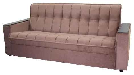 Диван прямой Мебель Eurolux Comfort №401, 220х87 см, обивка ткань, коричневый